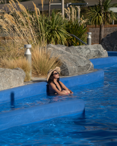 Tekapo Springs snow-capped mountain view