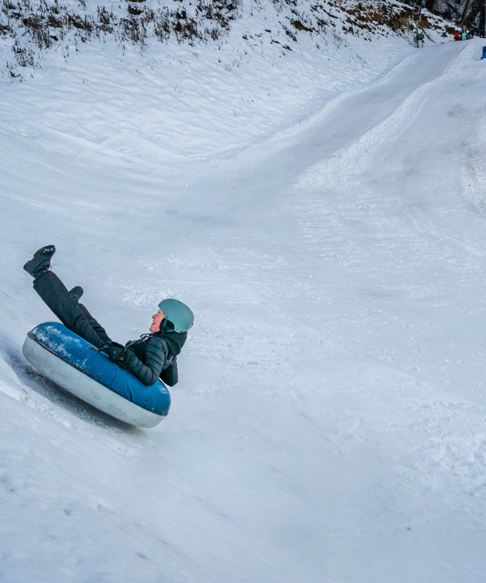 Snow Tube Winter Activity