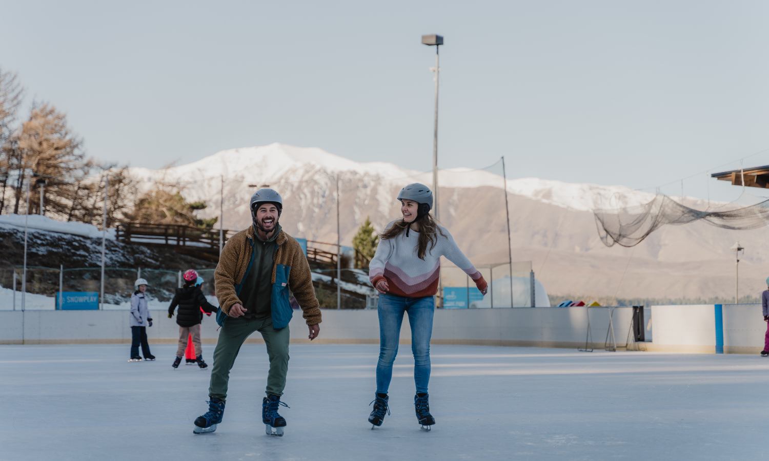 Enjoy Our Outdoor Ice Skating Rink