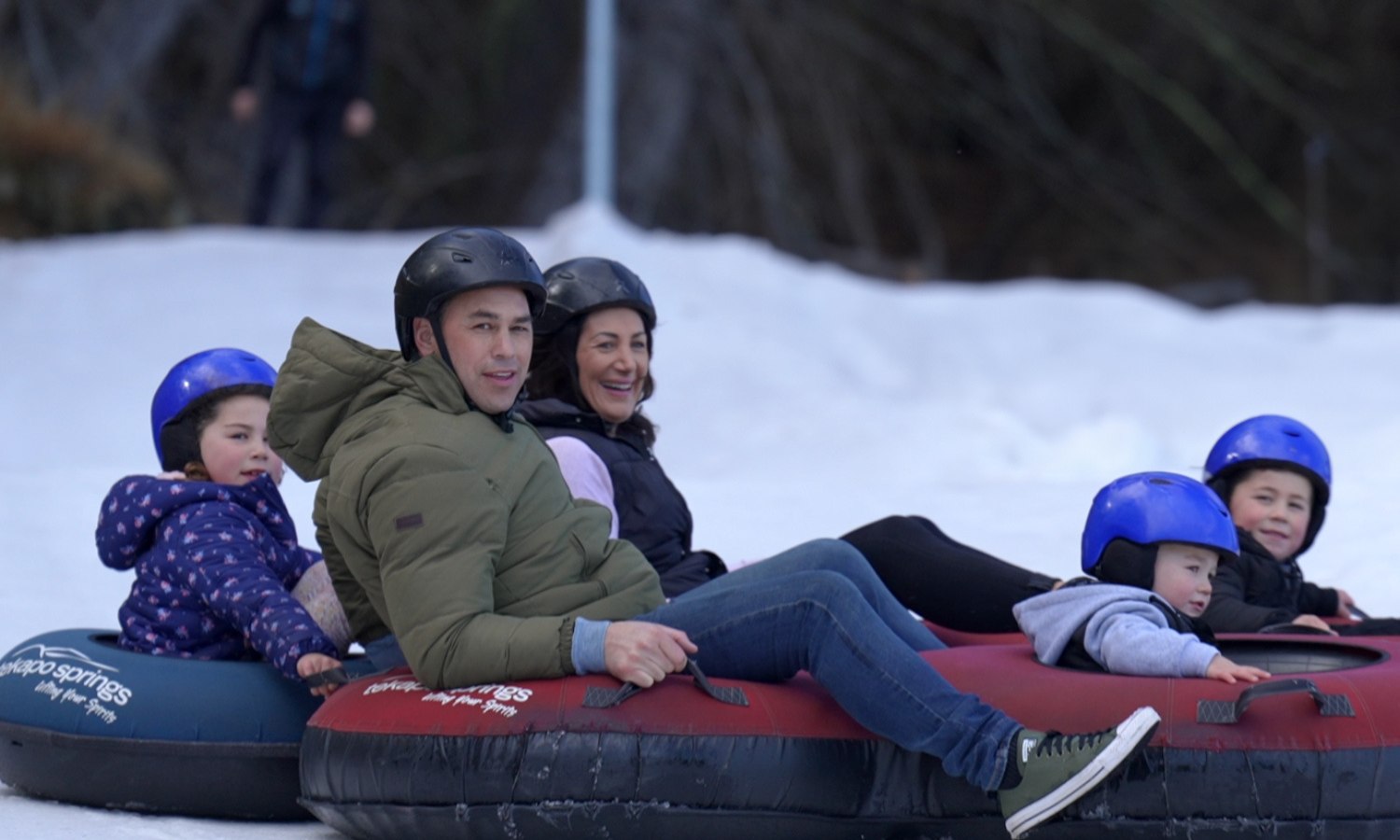 Snow Tube Fun for the whole family!